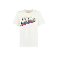 America Today Junior T-shirt met printopdruk ecru