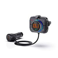 SAVIO Bluetooth Adapter Car Cigarette Lighter - FM Transmitter for Car Bluetooth - Bluetooth Adapter for Car - Car Radio Bluetooth Adapter - Radio Transmitter Car Bluetooth 5.0 - SD Card