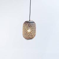 Fischer & Honsel Rotan hanglamp Hummel Ø 17cm 60705