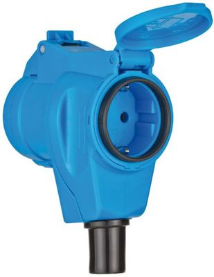 Brennenstuhl 1080980 power uitbreiding 2 AC-uitgang(en) Binnen Blauw