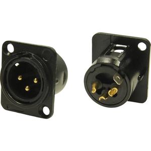 Cliff FC61905N XLR-connector Stekker, inbouw Aantal polen: 3 Nikkel 1 stuk(s)