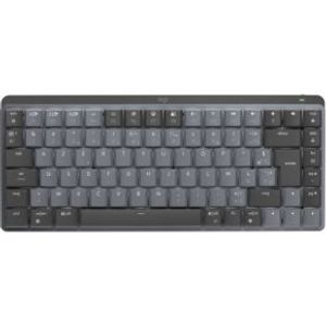 Logitech MX Mini Mechanical toetsenbord RF-draadloos + Bluetooth AZERTY Frans Grafiet, Grijs