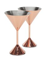 Tom Dixon lot de deux verres à martini Plum - Métallisé - thumbnail