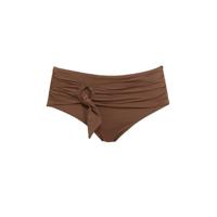 Seafolly bikinibroekje met strikceintuur bruin