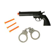 LG Imports Politie speelgoed set - pistool met accessoires - verkleed rollenspel - plastic - voor kinderen   -