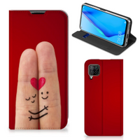 Huawei P40 Lite Hippe Standcase Liefde - Origineel Romantisch Cadeau - thumbnail