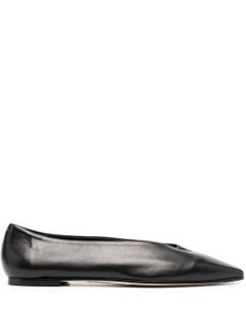 Aeyde ballerines Betty en cuir - Noir