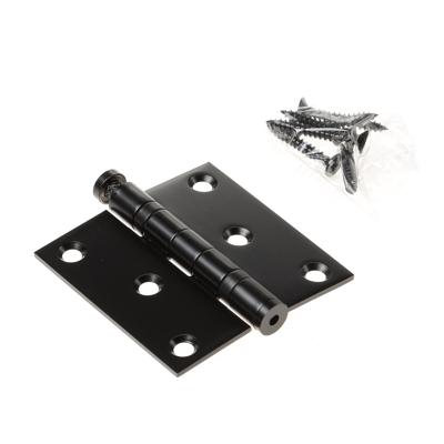 Kogellagerscharnier 76x76x2,5 zwart