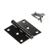 Kogellagerscharnier 76x76x2,5 zwart