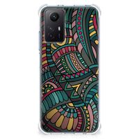 Xiaomi Redmi Note 12s Doorzichtige Silicone Hoesje Aztec