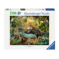 Ravensburger Legpuzzel Luipaarden in de Jungle, 1500st. - thumbnail