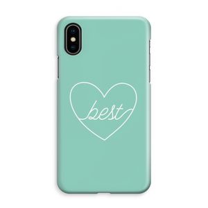 Best heart pastel: iPhone XS Max Volledig Geprint Hoesje