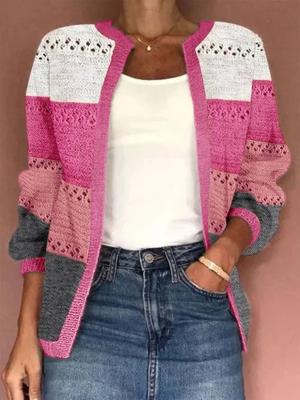 Jacquard Wrap Casual Cardigan Jacquard Wrap Casual Cardigan