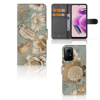 Hoesje voor Xiaomi Redmi Note 12S Vintage Bird Flowers