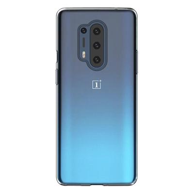 Shop4 - OnePlus 8 Pro Hoesje - Zachte Back Case Transparant
