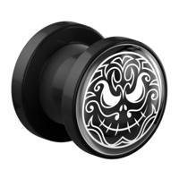 Tunnel met Magisch Doodshoofd Design Acryl Tunnels & Plugs