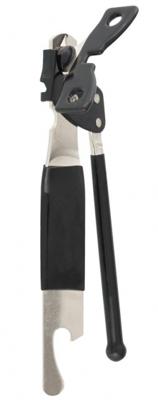 Fackelmann blik- en flesopener 15 cm zilver/zwart Fackelmann blik- en flesopener 15 cm zilver/zwart