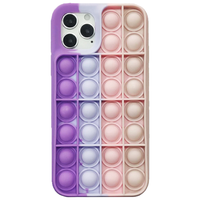 iPhone 11 Pro Max hoesje - Backcover - Pop it - Siliconen - Paars - thumbnail