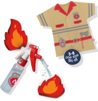 SES Creative Petits Pretenders Verkleedkledingset brandweer - thumbnail