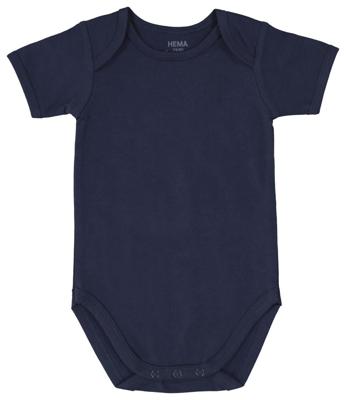 HEMA Romper Organic Katoen Stretch Donkerblauw (donkerblauw) HEMA Romper Organic Katoen Stretch Donkerblauw (donkerblauw)
