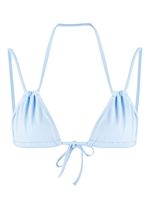 BONDI BORN haut de bikini Mia à bonnets triangles - Bleu