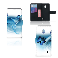 Nokia 2.2 Telefoonhoesje met Pasjes Vlinders