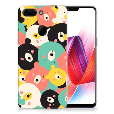 OPPO R15 Pro Telefoonhoesje met Naam Bears