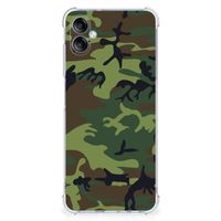 Samsung Galaxy A05 Doorzichtige Silicone Hoesje Army Dark