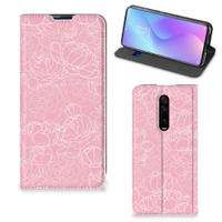 Xiaomi Mi 9T Pro Smart Cover White Flowers