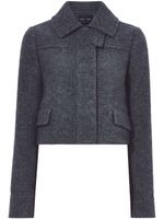 Proenza Schouler veste crop zippée en laine - Gris