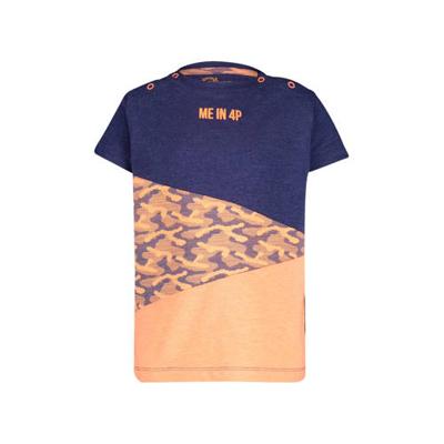 4PRESIDENT T-shirt Augustin neon oranje/donkerblauw 4PRESIDENT T-shirt Augustin neon oranje/donkerblauw