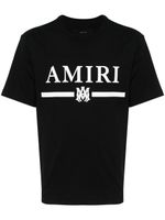 AMIRI t-shirt en coton à logo imprimé - Noir