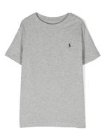 Ralph Lauren Kids t-shirt en coton à logo brodé - Gris - thumbnail