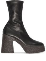 Stella McCartney bottines Skyla à coupe stretch - Noir