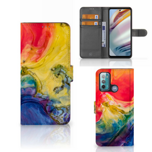 Hoesje Motorola Moto G60 Watercolor Dark