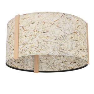 Stars of Light Plafondlamp Hontongas hout met beige kap 390322