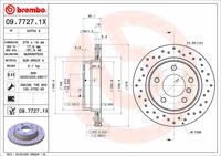 Remschijf BREMBO, Remschijftype: Geperforeerd / Geventileerd, u.a. für BMW