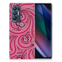 OPPO Find X3 Neo Hoesje maken Swirl Pink - thumbnail