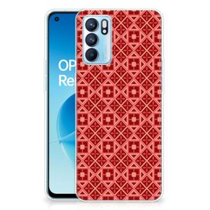 OPPO Reno 6 5G TPU bumper Batik Rood