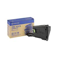 Kyocera TK-1115 toner zwart 1T02M50NL0. Toner printer compatibel met FS-1041, FS-1220MFP, FS-1320MFP. Originele tonercartridge voor maximaal 1500 pagina's