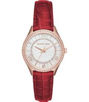 Horlogeband Michael Kors MK2691 Leder Rood 16mm - thumbnail