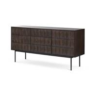 Olivine Vanja houten sideboard donkerbruin - 160 x 45 cm