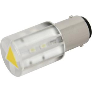 CML 18560352 LED-signaallamp Geel BA15d 24 V/DC, 24 V/AC 400 mcd