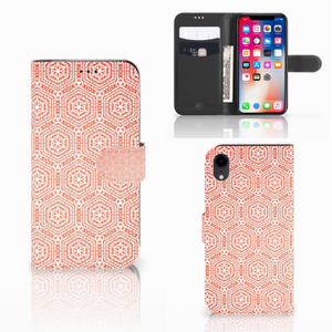 Apple iPhone Xr Telefoon Hoesje Pattern Orange