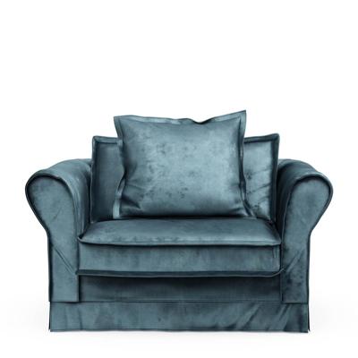 Rivièra Maison Loveseat 'Carlton' Velvet, kleur Petrol