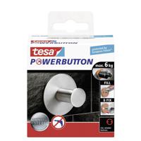 tesa POWERBUTTON Classic zelfklevende haak (Ø x h) 50 mm x 31 mm Metaal Inhoud: 1 stuk(s) - thumbnail