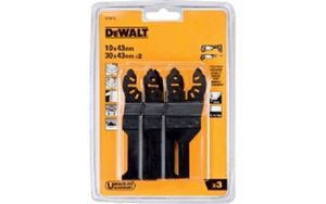 DEWALT 3-delig Multi Tool Set DT20713 zaagbladenset