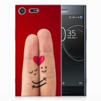 Sony Xperia XZ Premium Silicone Back Cover Liefde - Origineel Romantisch Cadeau