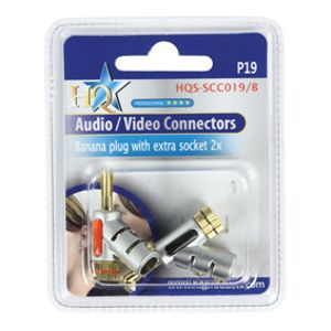 HQ S-SCC019/B kabel-connector Banana