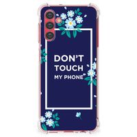 Samsung Galaxy A13 5G | A04s Anti Shock Case Flowers Blue DTMP - thumbnail